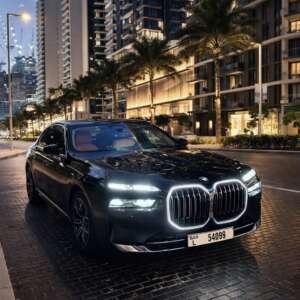 BMW 7 Series Rental Dubai