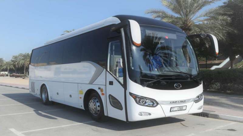 35 & 51 Seater Luxury Bus Rental with Driver in Dubai