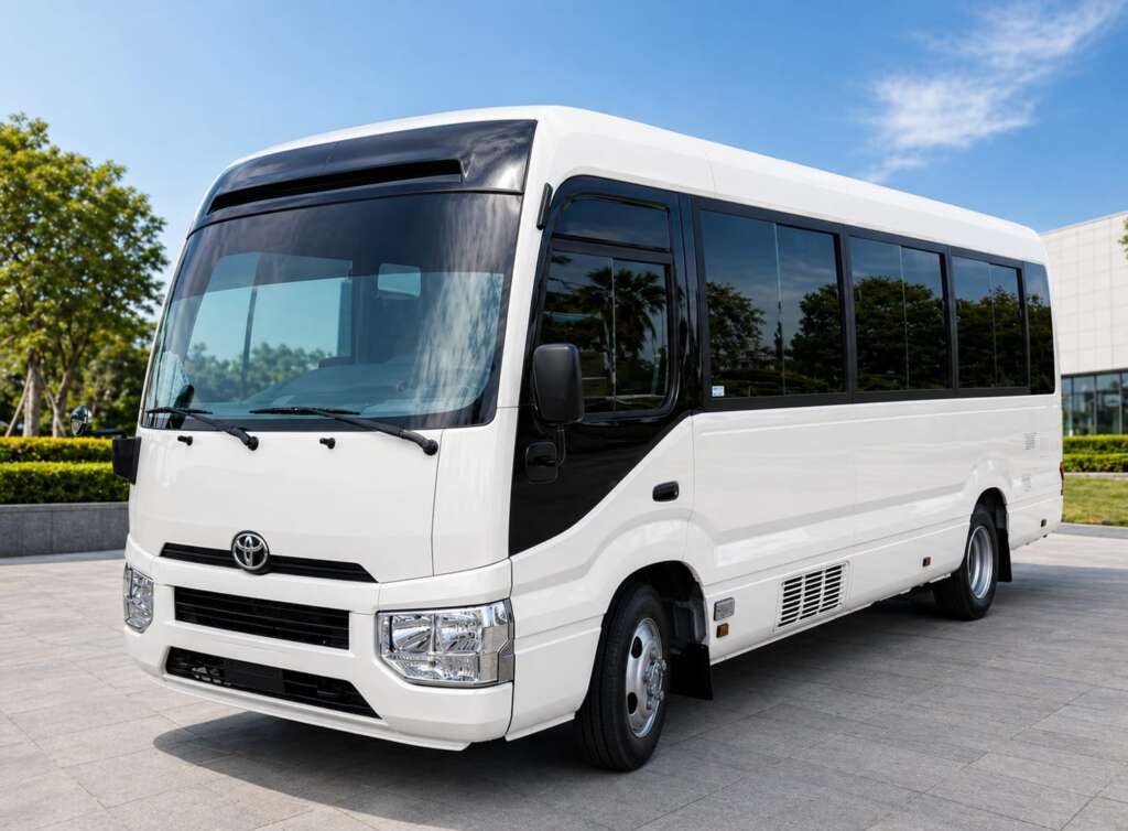 Toyota Coaster 23 Seater Bus Rental in UAE